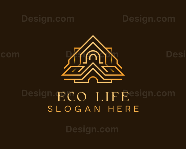 Luxury House Real Estate Logo