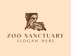 Louisiana Pelican Sanctuary logo design