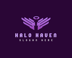 Angel Halo Wings logo