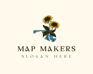 Maryland Nature Flower logo design