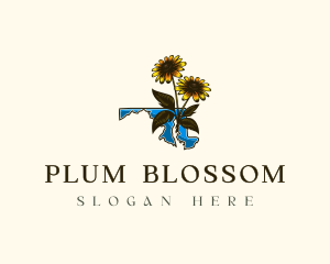 Maryland Nature Flower logo design