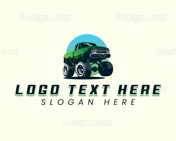 Automotive Monster Truck Logo