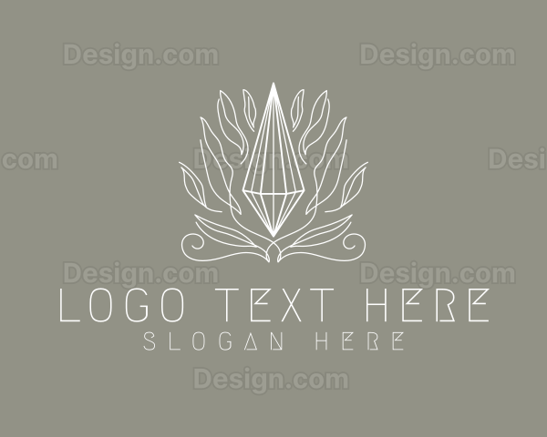 Elegant Diamond Crystal Logo