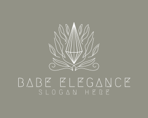 Elegant Diamond Crystal logo design