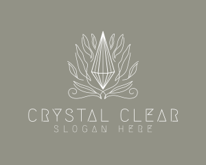 Elegant Diamond Crystal logo design