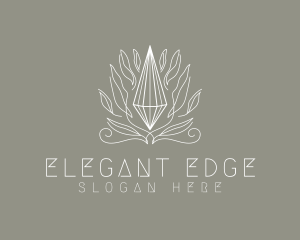 Elegant Diamond Crystal logo design