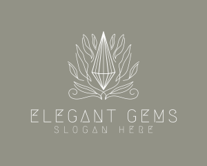 Elegant Diamond Crystal logo design