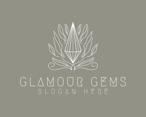 Elegant Diamond Crystal logo design