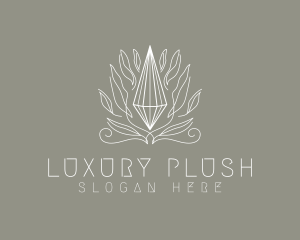 Elegant Diamond Crystal logo design