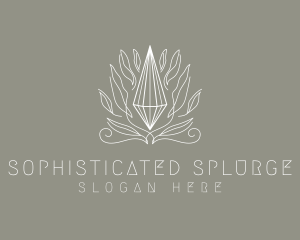 Elegant Diamond Crystal logo design