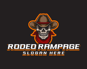 Cowboy Skull Gaming logo design