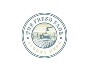 Grass Field Farm logo design