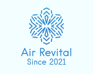 Cooling Winter Frost logo design