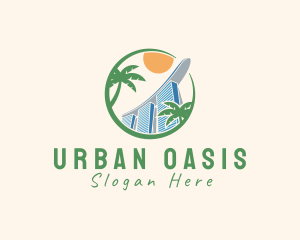 Singapore Hotel Landmark logo design