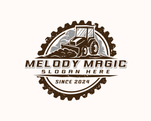Gear Bulldozer Machinery logo