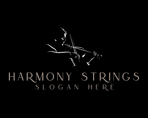 Classical Violin Musician logo