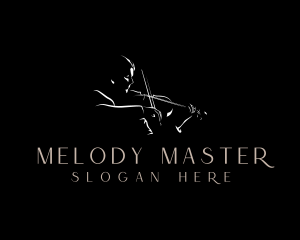 Classical Violin Musician logo