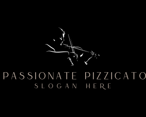 Classical Violin Musician logo