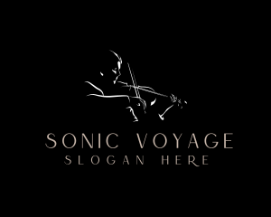 Classical Violin Musician logo