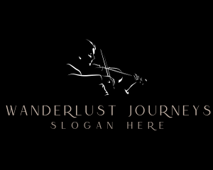 Classical Violin Musician logo