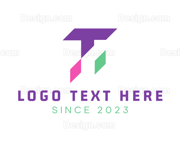 Cyber Technology Letter T Logo