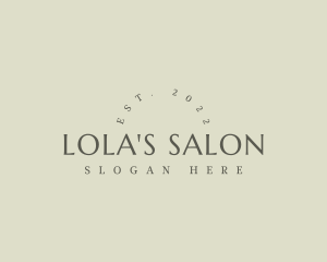 Aesthetics Salon Company logo design