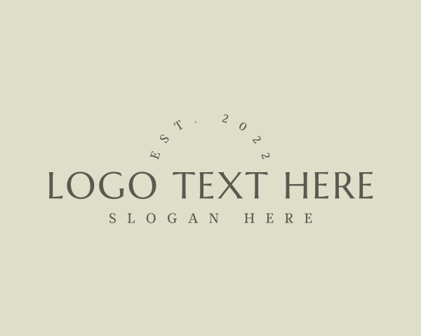 Stylish logo example 3