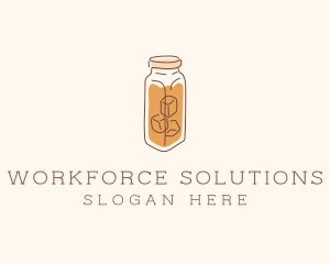 Iced Tea Coffee logo design