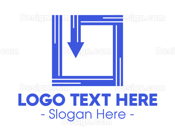 Blue Tech Box Logo