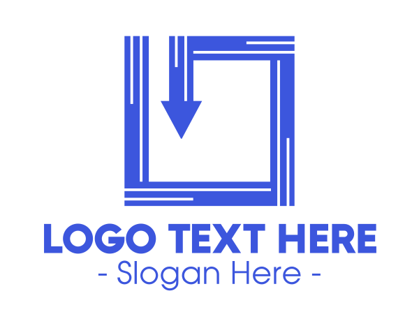 Down logo example 2