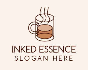 Hot Coffee Mug Logo