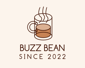 Hot Coffee Mug logo design