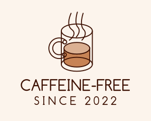 Hot Coffee Mug logo design