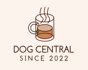 Hot Coffee Mug logo design