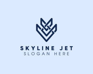 Airplane Jet Arrow logo