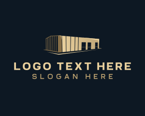 Storage Warehouse Building logo