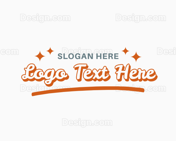 Underline Quirky Wordmark Logo