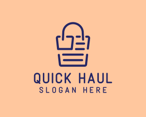 Online Bag Receipt  logo design