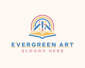 Art Educational Daycare logo design