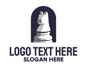 Horse Chess Piece logo