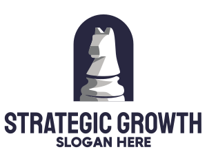 Horse Chess Piece logo