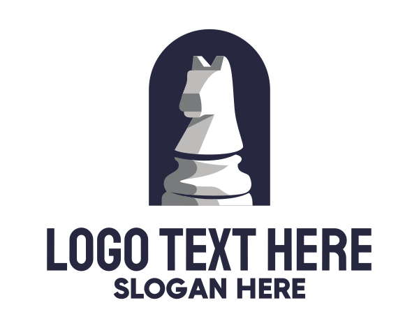Horse Chess Piece logo