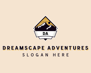 Adventure Mountain Peak logo design