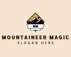 Adventure Mountain Peak logo design