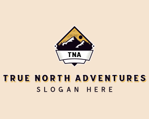 Adventure Mountain Peak logo design