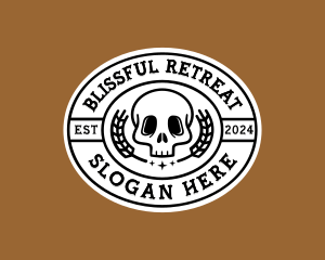 Hipster Skull Brewery logo