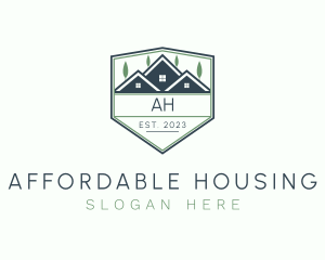 Luxury Housing Shield  logo design