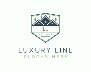 Luxury Housing Shield  logo design