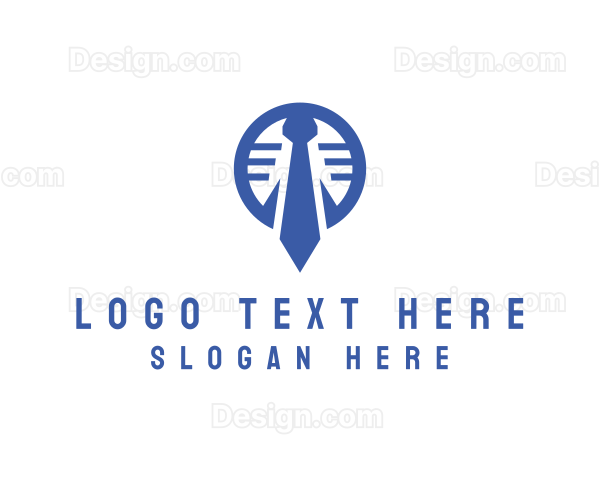 Business Employee Necktie Logo