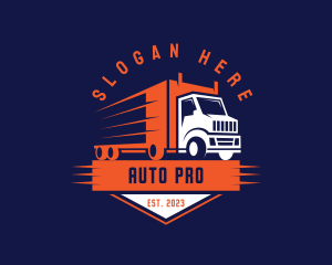 Truck Logistics Emblem logo